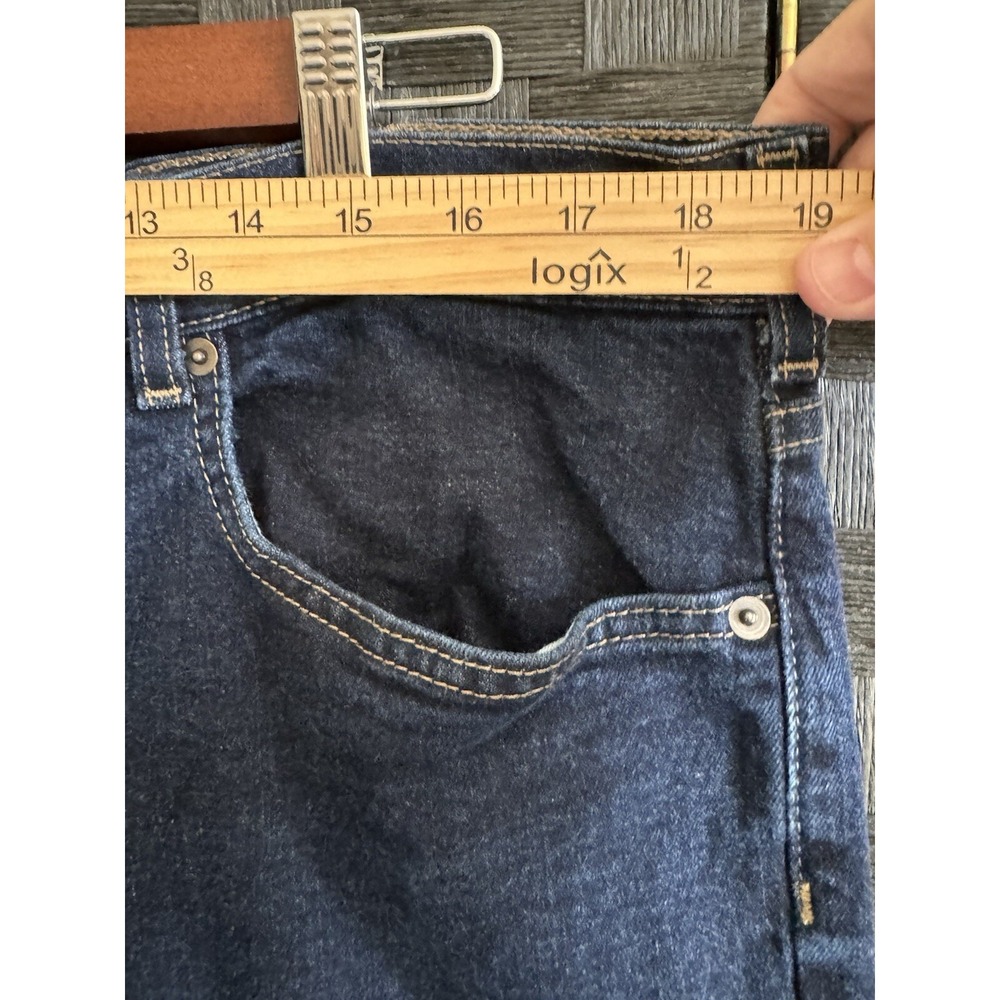 Sonoma Men's Straight Jeans 38 X 30 solid dark wash - Picture 5 of 16